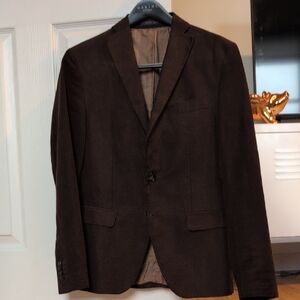 Zara Dark Brown Men's Blazer